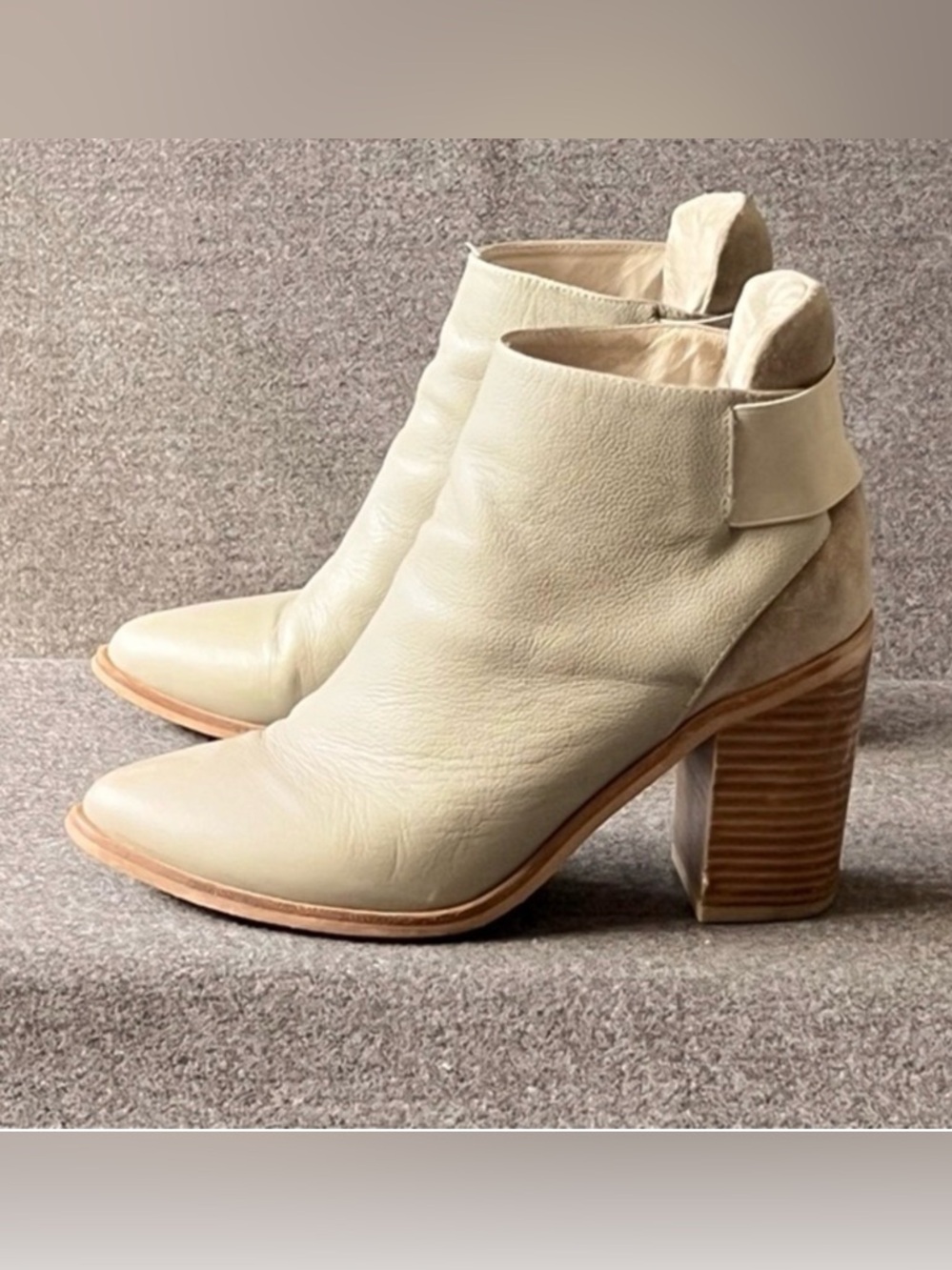 SOL SANA Leather Ankle Boots